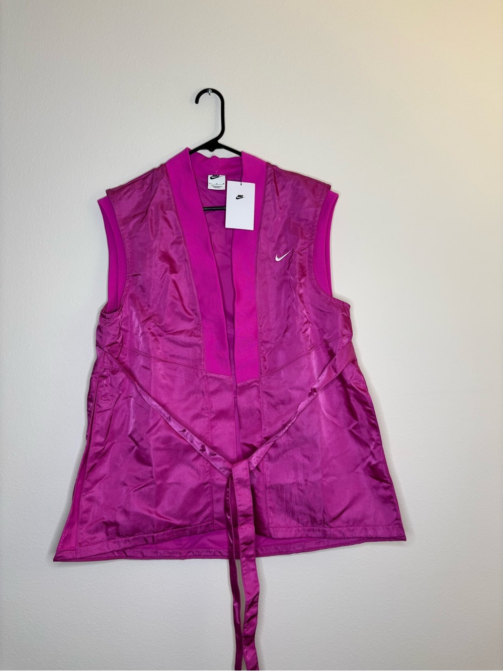 NWT Nike Serena Williams wrap top with a self-tie waist size M